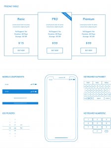 Hand Draw Wireframe UI Kit for Adobe XD