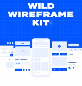 Wild Wireframe Kit for Sketch