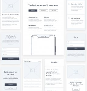 Form - Wireframe kit from InVision