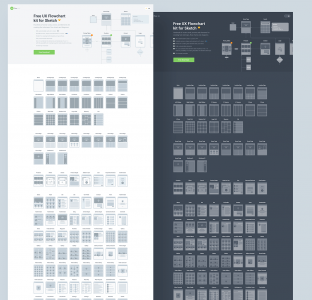Flowchart Kit for Sketch / Figma