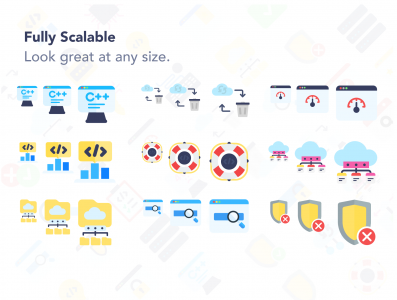 Web Development Icons (180 vector icons)