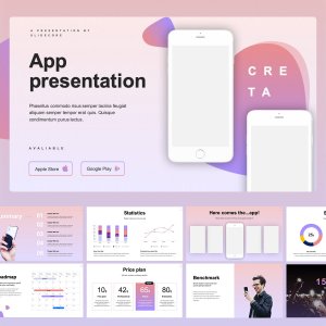 Creta – Free App Presentation Template
