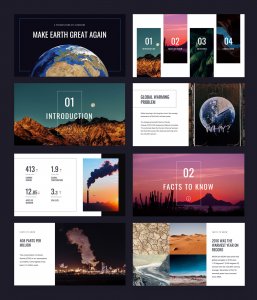 Grøn – Climate Change Free Presentation Template
