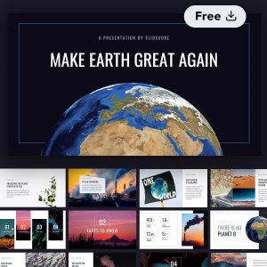 Grøn – Climate Change Free Presentation Template