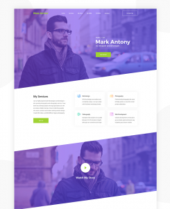 Personal Portfolio Free ( XD )