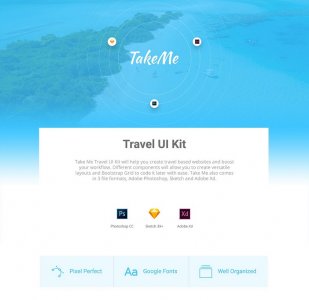 Take Me Free UI Kit