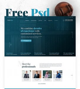 Medicalia Law - PSD Freebie