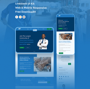 Livestock Marketplace UI Kit Figma