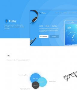 Freebie Flat Landing Page