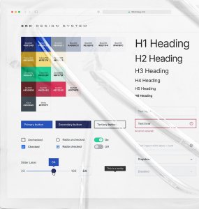 30K Design System - FREE UI kit for Figma