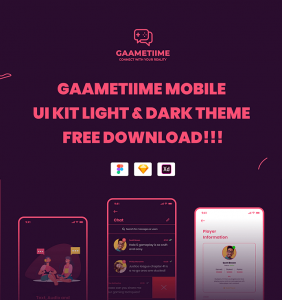 Gaametiime UI Kit Free Download