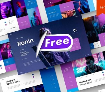 Ronin – Free PowerPoint Template