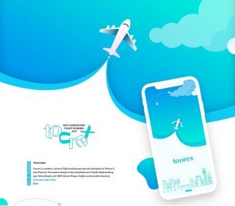 Tourex | UX/UI Design | Free UI Kit - XD & Sketch