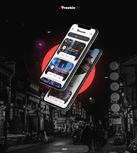 Descover app - Freebie XD