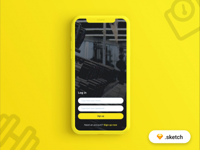 [Freebie] Fitness App Concept
