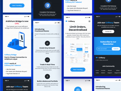 Crypto Currency landing Page Template and Uikit | Free Resource