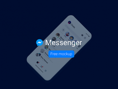 Free Messenger Mockup