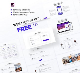 FriPAY Flat Web Design KIT - FREE