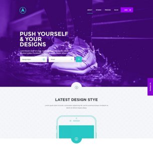 Eclipse Free Website PSD Template