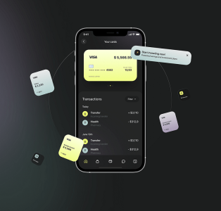 Free BANK APP iOS UI Kit