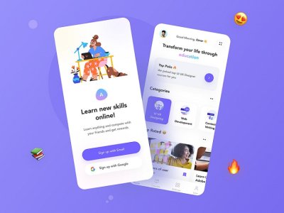 Aura - E Learning Free UI Kit